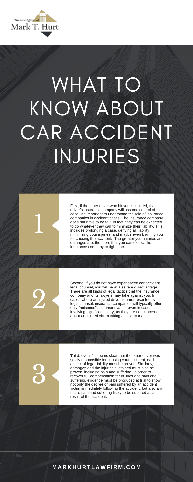 What To Know About Car Accident Injuries Infographic
